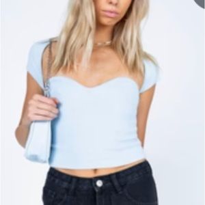 princess polly blue top